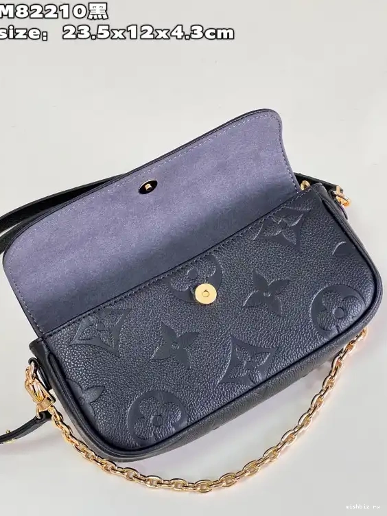 WIS Ivy-23.5*12*4.3cm on Wallet VUITTON Chain LOUIS 0521